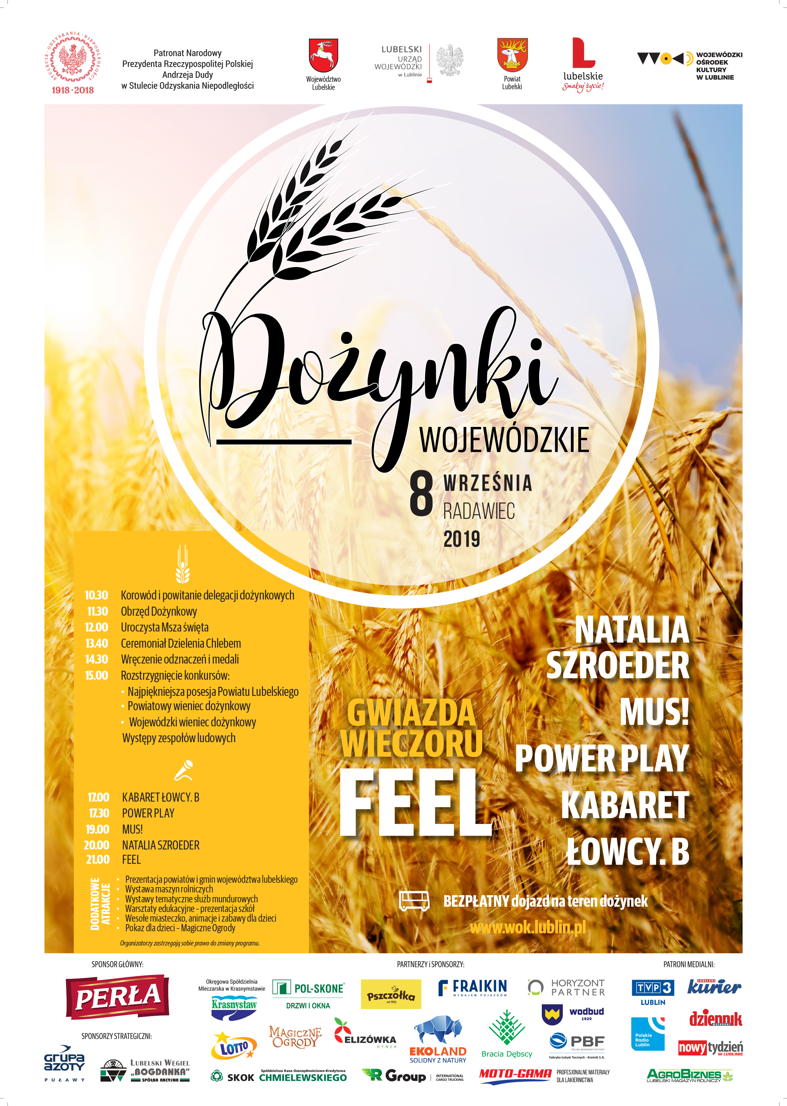 PLAKAT dożynki wojewódzkie