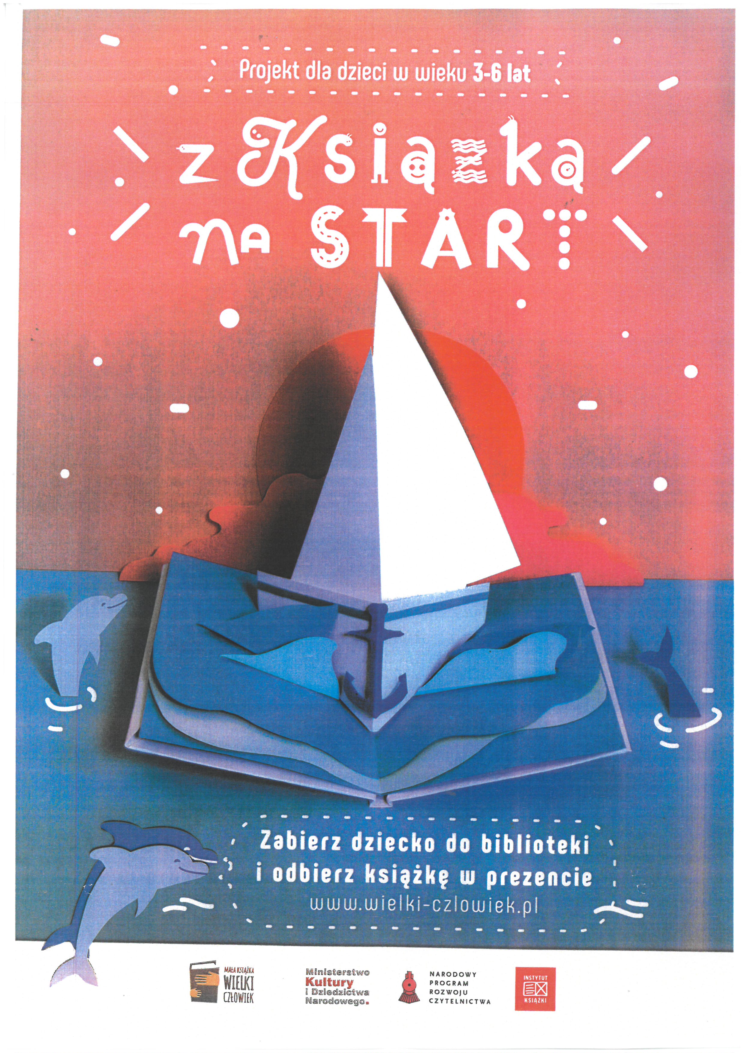 plakat Mała Książka Wielki Człowiek